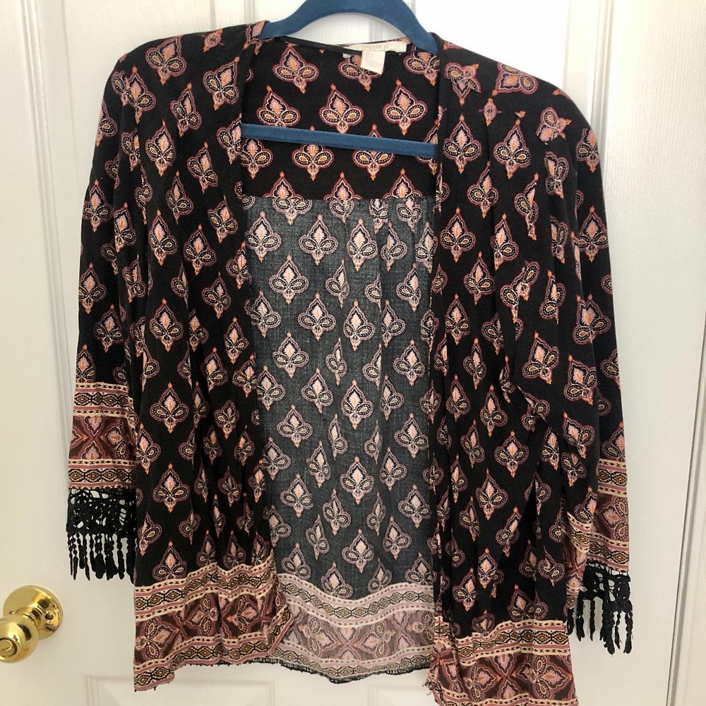 Bohemian looking cardigan
